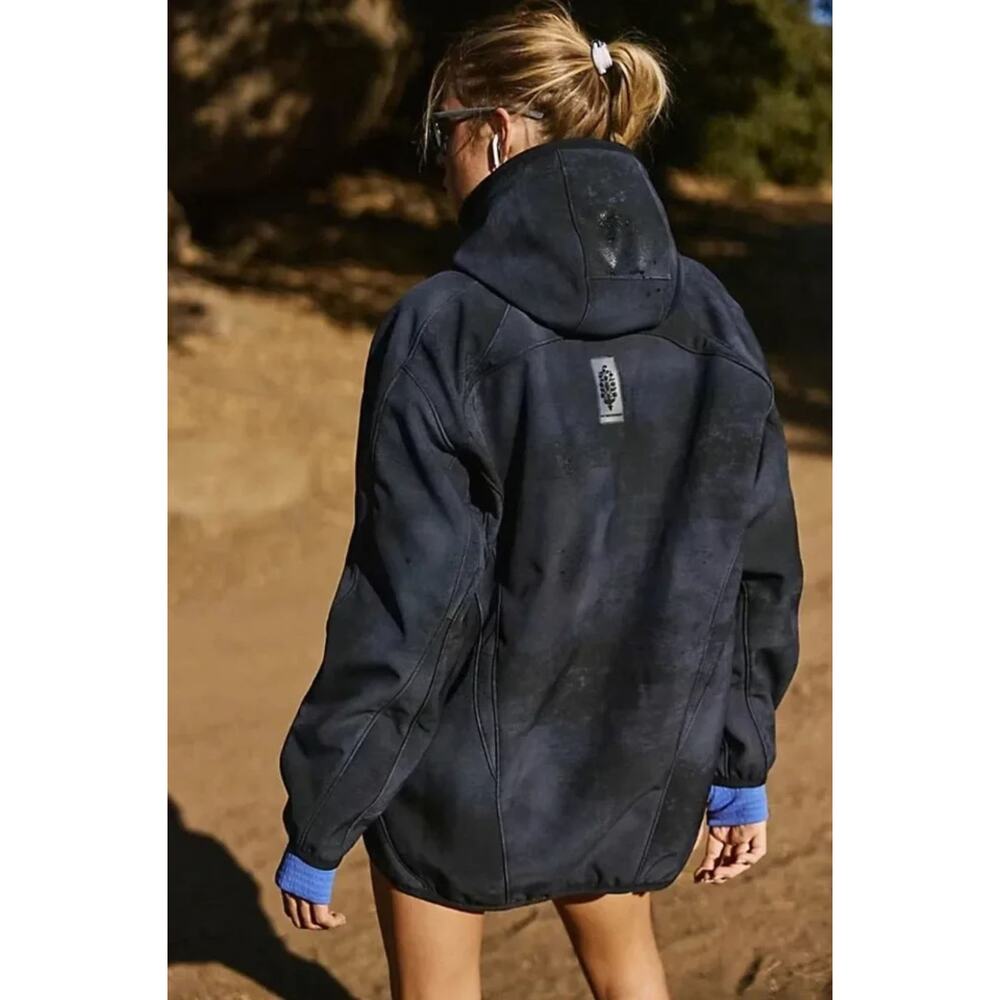 Free People FP Movement Canyon Crushin Jacket Medium Oversized Coat Outdoors NEW